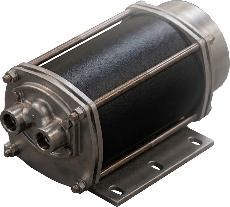 DLT Electric variable-speed gear pump and motor assembly